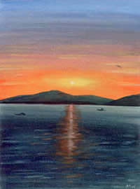 Painting (Greek Sunset)